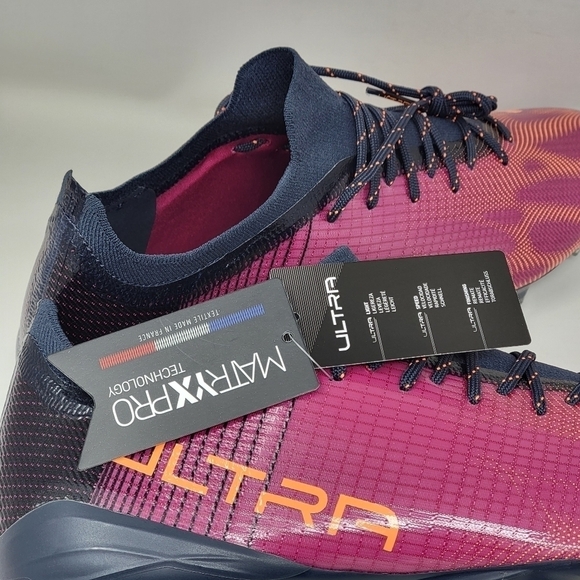 PUMA ULTRA 2.4 FG / AG SIZE 11.5 US SOCCER CLEATS MENS PURPLE STYLE 106698-03 main image 11